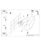 Kinkiety - Thoro Kinkiet JORUN biały LED 3000K TH.310 - product 11