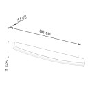 Kinkiety - Thoro Kinkiet JORUN biały LED 4000K TH.313 - product 10