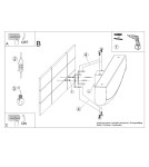 Kinkiety - Thoro Kinkiet JORUN biały LED 4000K TH.313 - product 11