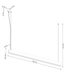 Thoro Lampa wisząca LYKKE 150 LED 4000K TH.325 Thoro Lampa wisząca LYKKE 150 LED 4000K TH.325