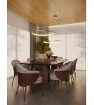 Lampy wiszące okręgi - Maxlight Lampa Wisząca Cayenne 60cm P0605D - product 4