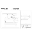 Maytoni Albatre Lampa ścienna LED 150lm 3000K Mosiądz MOD366WL-L9BS3K Maytoni Albatre Lampa ścienna LED 150lm 3000K Mosiądz MOD366WL-L9BS3K