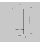 Lampy wiszące designerskie - Maytoni Ambience Lampa wisząca LED 1000lm 3000K Czarny MOD280PL-L23B3K1 - product 2