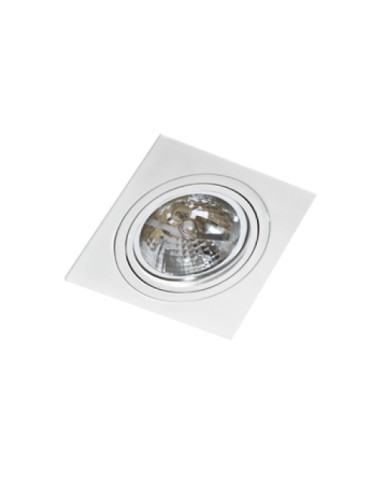 Azzardo SIRO 1 WHITE 1xES111 Wpuszczana Biały AZ0768