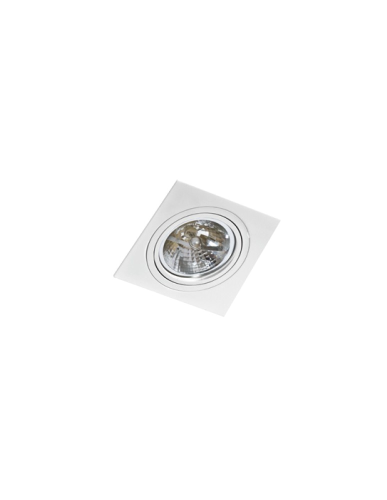 Lampy podtynkowe kierunkowe - Azzardo SIRO 1 WHITE 1xES111 Wpuszczana Biały AZ0768 - produkt kolory-swiatla.pl 1