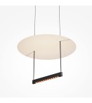 Lampy wiszące designerskie - Maytoni Ambience Lampa wisząca LED 1000lm 3000K Czarny MOD280PL-L23B3K1 - product 4