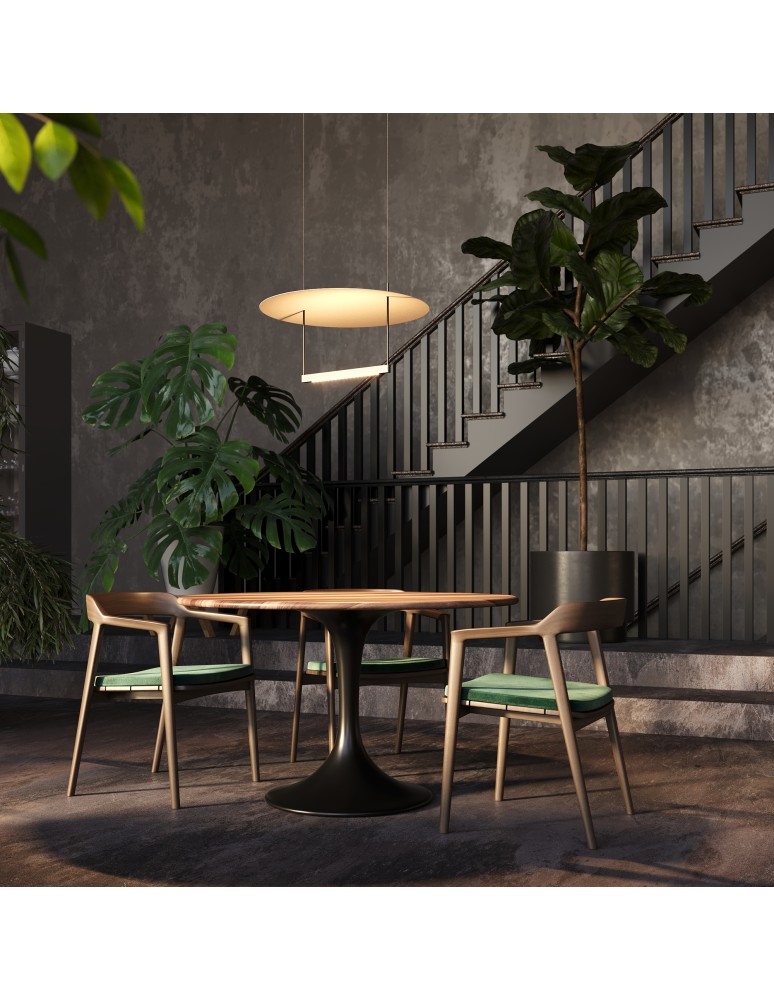 Maytoni Ambience Lampa wisząca LED 1400lm 3000K Czarny MOD280PL-L30B3K1 Maytoni Ambience Lampa wisząca LED 1400lm 3000K Czarny MOD280PL-L30B3K1