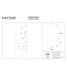 Maytoni Ambience Lampa wisząca LED 1400lm 3000K Czarny MOD280PL-L30B3K1 Maytoni Ambience Lampa wisząca LED 1400lm 3000K Czarny MOD280PL-L30B3K1
