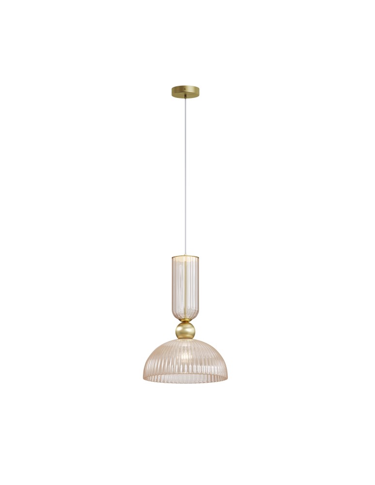 Maytoni Antic Lampa wisząca 1xE27, LED 510lm 2700K Złoto MOD302PL-01CG1