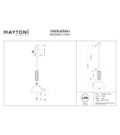 Lampy wiszące pojedyncze - Maytoni Antic Lampa wisząca 1xE27, LED 510lm 2700K Złoty MOD302PL-01GR1 - product 7