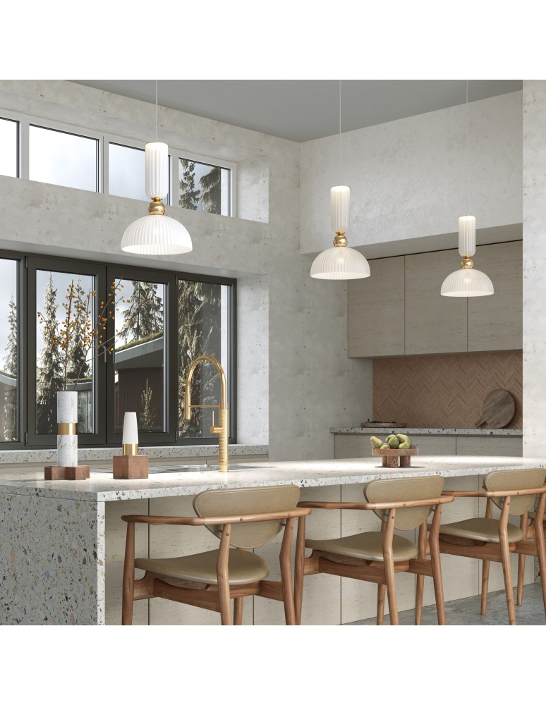 Maytoni Antic Lampa wisząca 1xE27, LED 510lm 2700K Złoty MOD302PL-01W1
