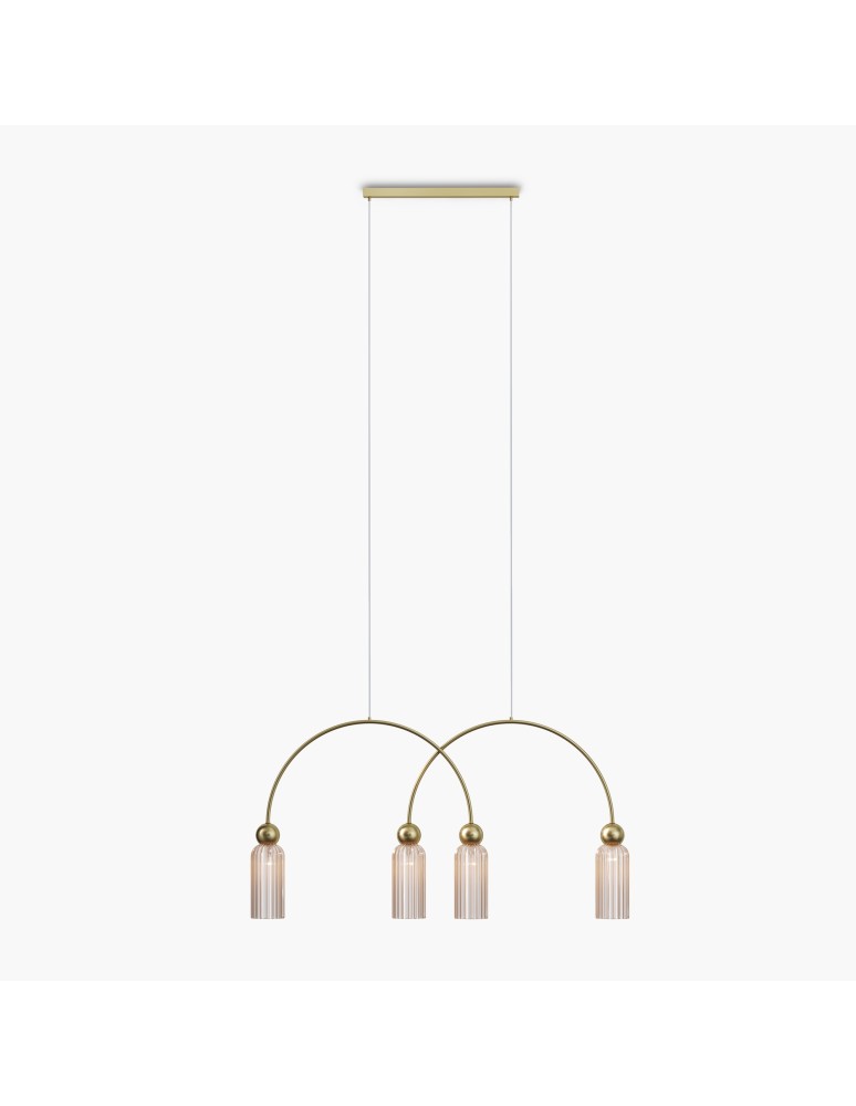 Maytoni Antic Lampa wisząca 4xE14 Złoty MOD302PL-04CG