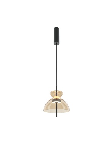Maytoni Bangkok Lampa wisząca LED 1500lm 3000K Czarny MOD185PL-L12CG3K2
