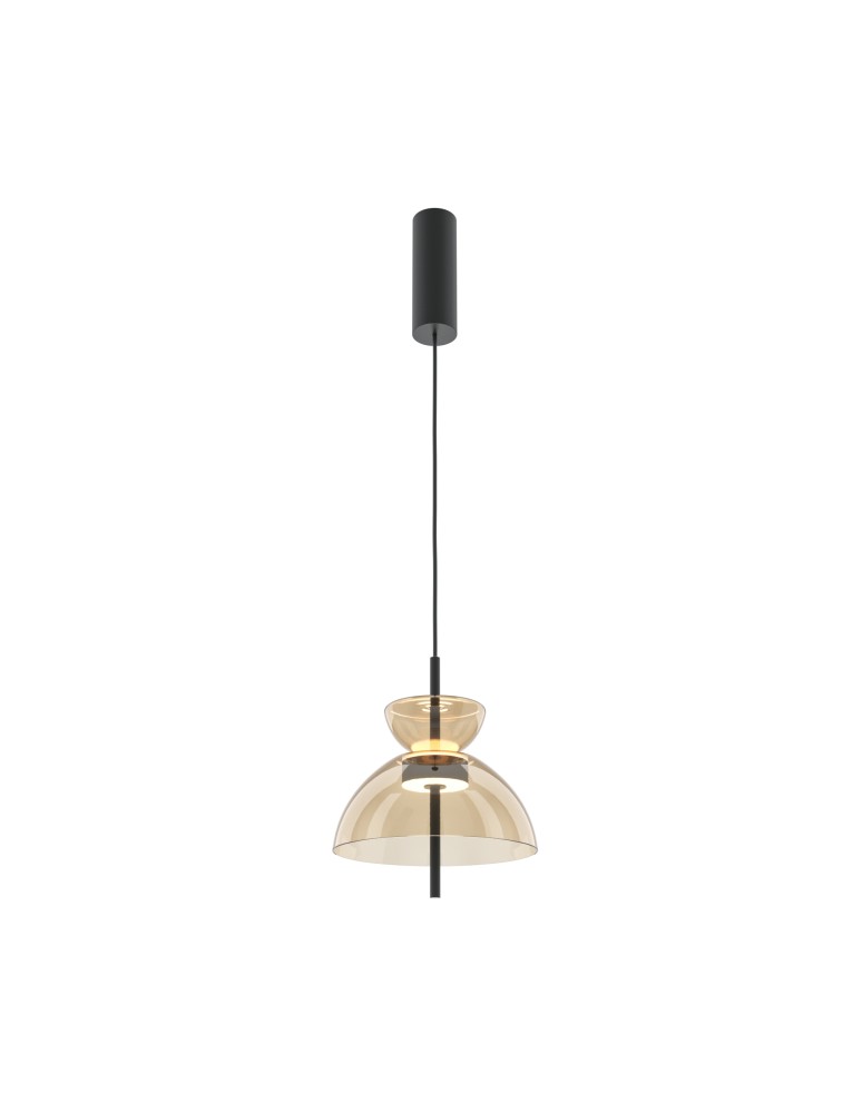 Maytoni Bangkok Lampa wisząca LED 1500lm 3000K Czarny MOD185PL-L12CG3K2 Maytoni Bangkok Lampa wisząca LED 1500lm 3000K Czarny MOD185PL-L12CG3K2