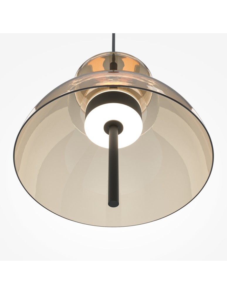 Maytoni Bangkok Lampa wisząca LED 1500lm 3000K Czarny MOD185PL-L12CG3K2 Maytoni Bangkok Lampa wisząca LED 1500lm 3000K Czarny MOD185PL-L12CG3K2
