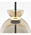 Maytoni Bangkok Lampa wisząca LED 1500lm 3000K Czarny MOD185PL-L12CG3K2 Maytoni Bangkok Lampa wisząca LED 1500lm 3000K Czarny MOD185PL-L12CG3K2