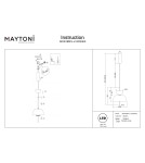 Maytoni Bangkok Lampa wisząca LED 1500lm 3000K Czarny MOD185PL-L12CG3K2 Maytoni Bangkok Lampa wisząca LED 1500lm 3000K Czarny MOD185PL-L12CG3K2