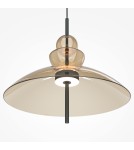 Maytoni Bangkok Lampa wisząca LED 1500lm 3000K Czarny MOD185PL-L12CG3K3 Maytoni Bangkok Lampa wisząca LED 1500lm 3000K Czarny MOD185PL-L12CG3K3