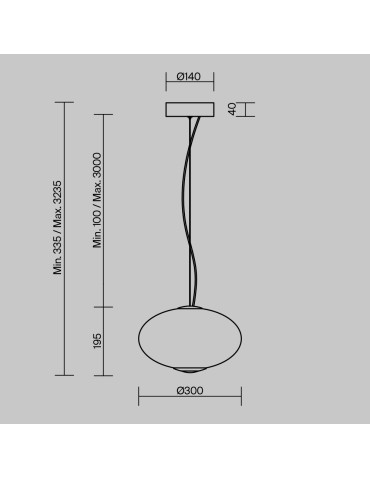 Maytoni Bruma Lampa wisząca LED 1500lm 2700K Chrom MOD397PL-L12CH2.7K - produkt 2