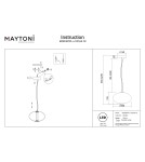 Lampy wiszące pojedyncze - Maytoni Bruma Lampa wisząca LED 1500lm 2700K Chrom MOD397PL-L12CH2.7K - product 8