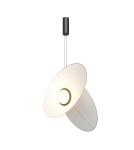 Lampy wiszące designerskie - Maytoni Evolution Lampa wisząca LED 500lm 3000K Czarny MOD396PL-L10W3K - product 1