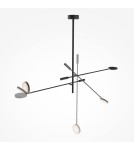 Maytoni Fad Lampa sufitowa LED 800lm 3000K Czarny MOD070CL-L15B3K1 Maytoni Fad Lampa sufitowa LED 800lm 3000K Czarny MOD070CL-L15B3K1