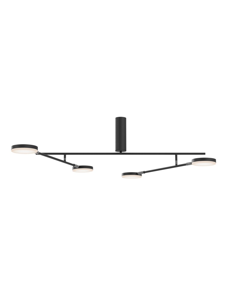 Maytoni Fad Lampa sufitowa LED 1450lm 3000K Czarny MOD070CL-L30B3K Maytoni Fad Lampa sufitowa LED 1450lm 3000K Czarny MOD070CL-L30B3K