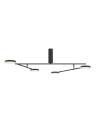Maytoni Fad Lampa sufitowa LED 1450lm 3000K Czarny MOD070CL-L30B3K