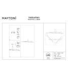 Maytoni Fad Lampa sufitowa LED 1450lm 3000K Czarny MOD070CL-L30B3K Maytoni Fad Lampa sufitowa LED 1450lm 3000K Czarny MOD070CL-L30B3K