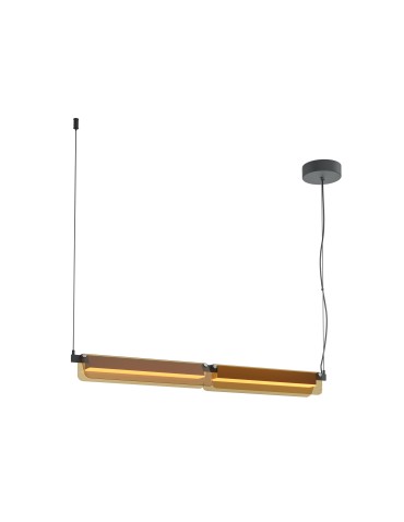 Maytoni Flat Lampa wisząca LED 2480lm 3000K Czarny MOD296PL-L20BC3K