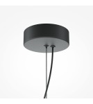 Maytoni Flat Lampa wisząca LED 2480lm 3000K Czerń i mosiądz MOD296PL-L20BS3K Maytoni Flat Lampa wisząca LED 2480lm 3000K Czerń i mosiądz MOD296PL-L20BS3K