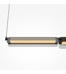 Maytoni Flat Lampa wisząca LED 2480lm 3000K Czerń i mosiądz MOD296PL-L20BS3K Maytoni Flat Lampa wisząca LED 2480lm 3000K Czerń i mosiądz MOD296PL-L20BS3K