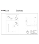 Maytoni Flat Lampa wisząca LED 2480lm 3000K Czerń i mosiądz MOD296PL-L20BS3K Maytoni Flat Lampa wisząca LED 2480lm 3000K Czerń i mosiądz MOD296PL-L20BS3K