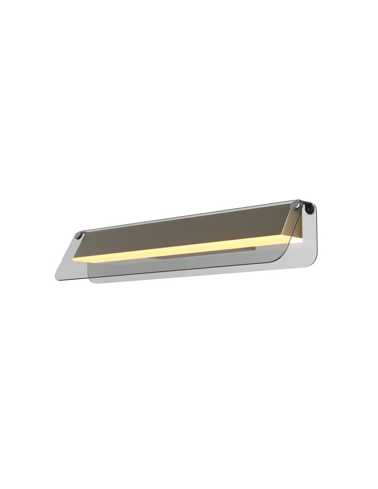 Maytoni Flat Lampa ścienna LED 1150lm 3000K Czerń i mosiądz MOD296WL-L10BS3K Maytoni Flat Lampa ścienna LED 1150lm 3000K Czerń i mosiądz MOD296WL-L10BS3K