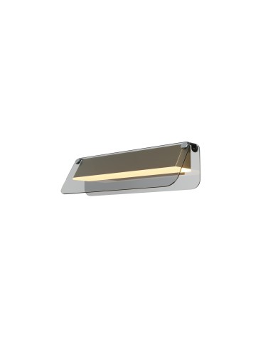 Maytoni Flat Lampa ścienna LED 730lm 3000K Czerń i mosiądz MOD296WL-L6BS3K