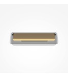 Kinkiety designerskie - Maytoni Flat Lampa ścienna LED 730lm 3000K Czerń i mosiądz MOD296WL-L6BS3K - product 4