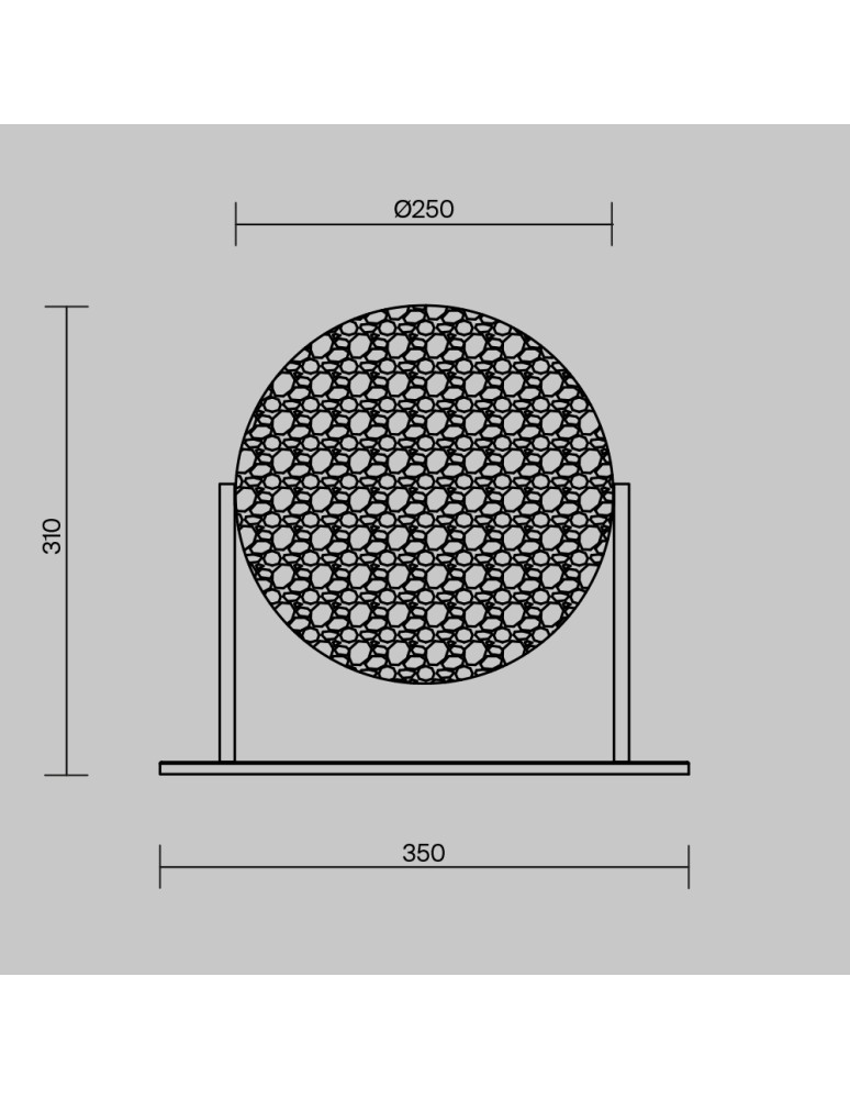 Maytoni Mangata Lampa stołowa LED 250lm 3000K Chrom MOD387TL-L8CH3K Maytoni Mangata Lampa stołowa LED 250lm 3000K Chrom MOD387TL-L8CH3K