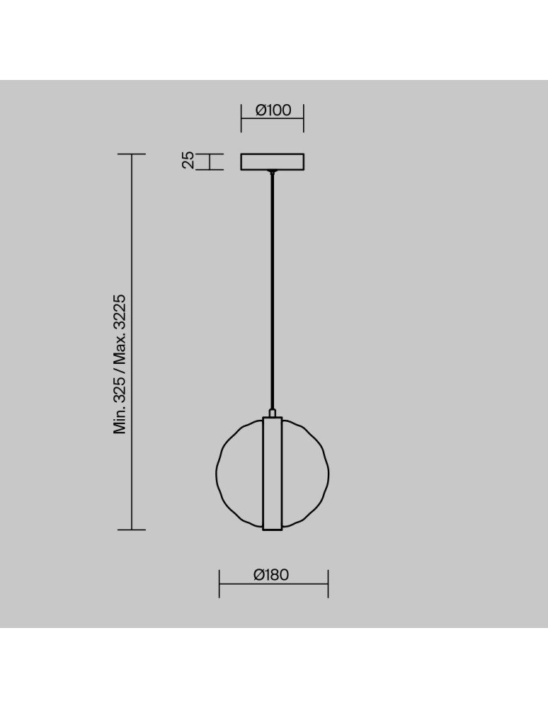 Maytoni Misterio Lampa wisząca LED 650lm 2700K Czarny MOD379PL-L6B2.7K Maytoni Misterio Lampa wisząca LED 650lm 2700K Czarny MOD379PL-L6B2.7K