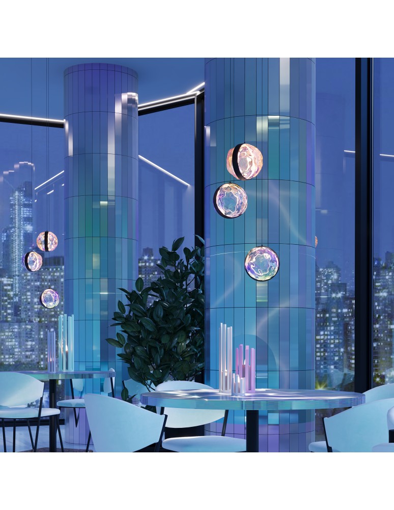 Maytoni Misterio Lampa wisząca LED 650lm 2700K Czarny MOD379PL-L6B2.7K Maytoni Misterio Lampa wisząca LED 650lm 2700K Czarny MOD379PL-L6B2.7K