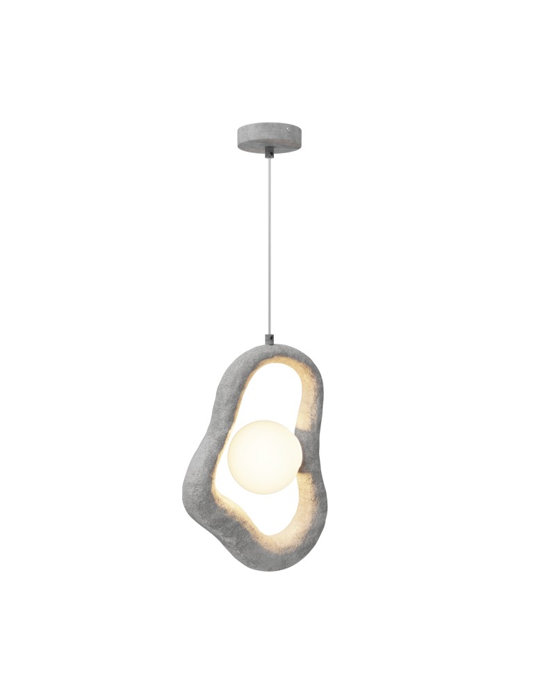 Maytoni Opus Lampa wisząca 1xG9 Szary MOD380PL-01GR