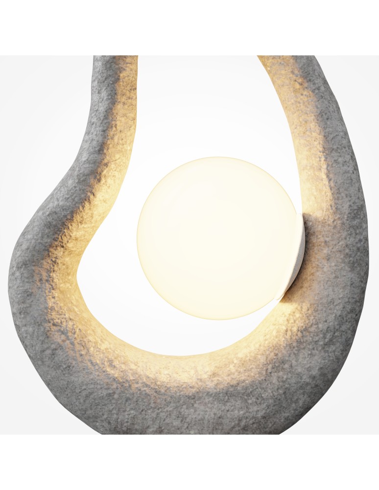 Maytoni Opus Lampa stołowa 1xG9 Szary MOD380TL-01GR