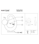 Lampy stołowe - Maytoni Opus Lampa stołowa 1xG9 Biały MOD380TL-01W - product 7