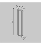 Kinkiety designerskie - Maytoni Orign Lampa ścienna LED 1000lm 3000K Czarny MOD311WL-L70B3K - product 2