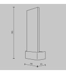 Kinkiety designerskie - Maytoni Ornate Lampa ścienna LED 50lm 3000K Mosiądz MOD318WL-L3BS3K - product 2