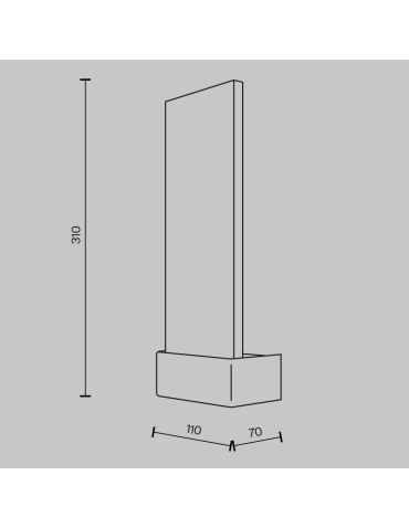 Maytoni Ornate Lampa ścienna LED 50lm 3000K Mosiądz MOD318WL-L3BS3K - produkt 2