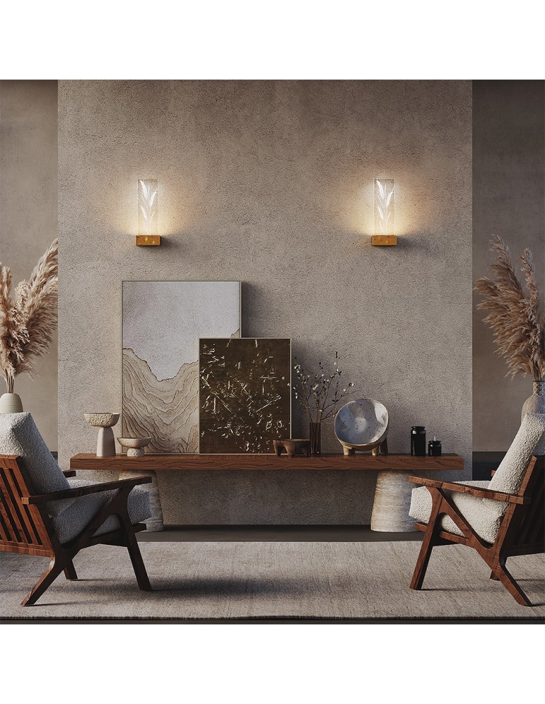 Maytoni Ornate Lampa ścienna LED 50lm 3000K Mosiądz MOD318WL-L3BS3K