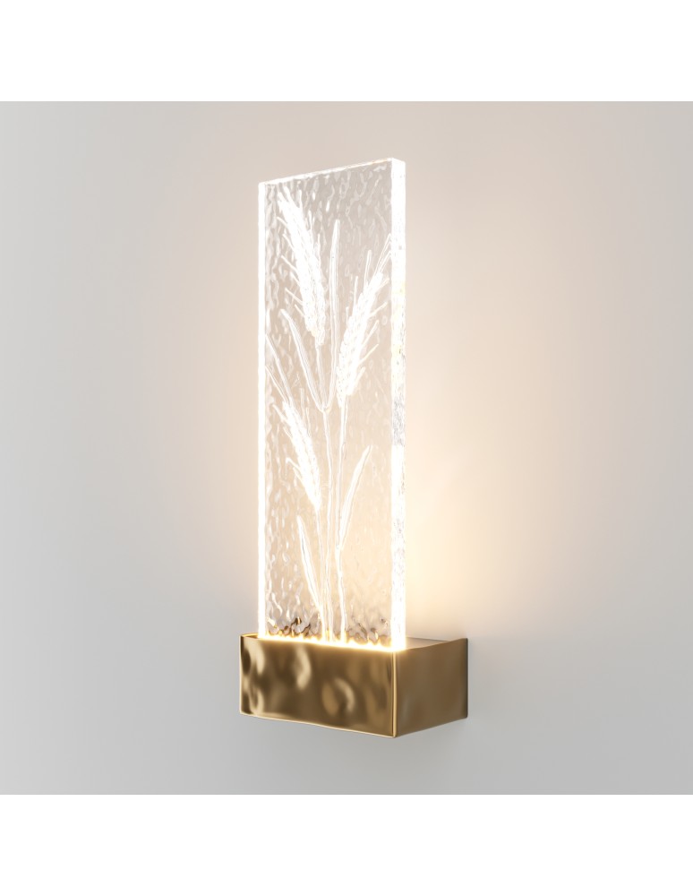 Maytoni Ornate Lampa ścienna LED 50lm 3000K Mosiądz MOD318WL-L3BS3K