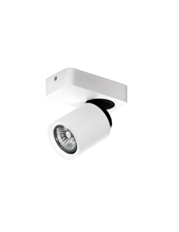 Azzardo TOMI 1 WHITE 1xGU10 Reflektor Sufitowy Biały/Szary AZ0662