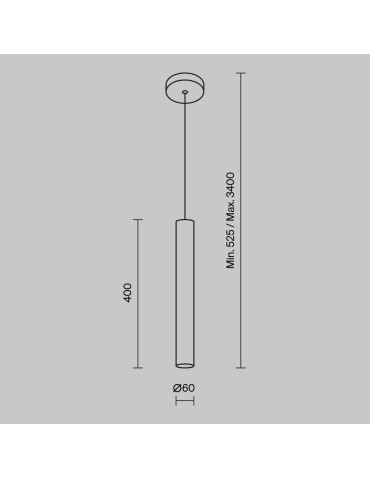 Maytoni Pro Focus Lampa wisząca 1xGU10 Czarny MOD161PL-01B1 - produkt 2