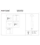 Lampy wiszące rurki - Maytoni Pro Focus Lampa wisząca 1xGU10 Czarny MOD161PL-01B1 - product 8
